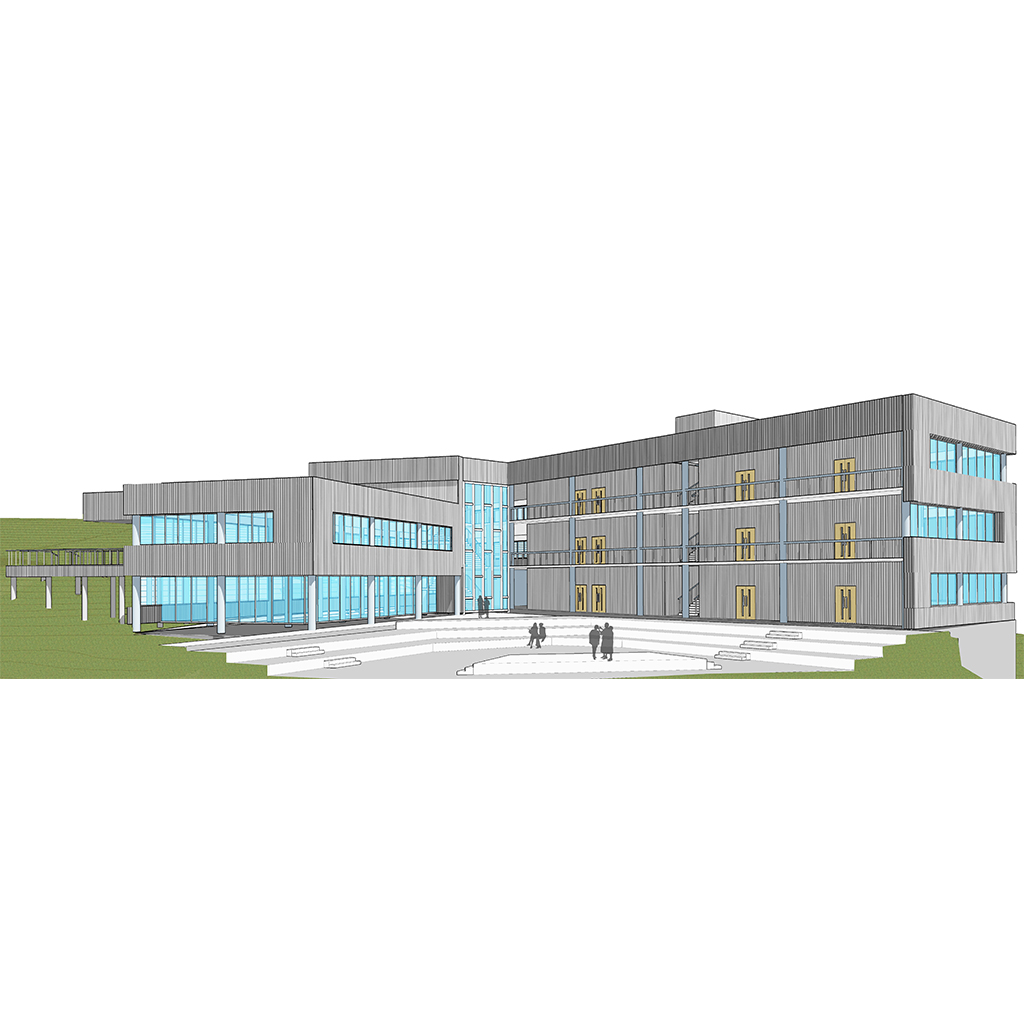 BGSBU Nursing College_0008 Institutional building architecture by ANA Design Studio Pvt. Ltd.