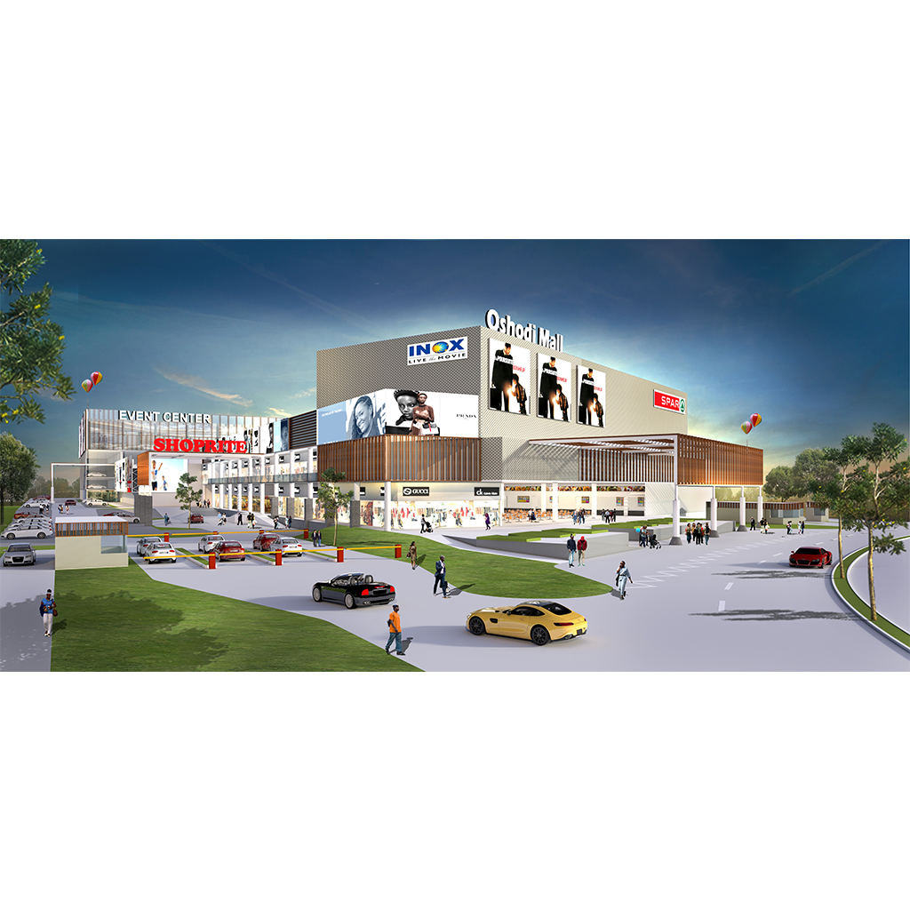 Oshodi Shopping Mall Nigeria - commercial real estate architecture by ANA Design Studio Pvt. Ltd.