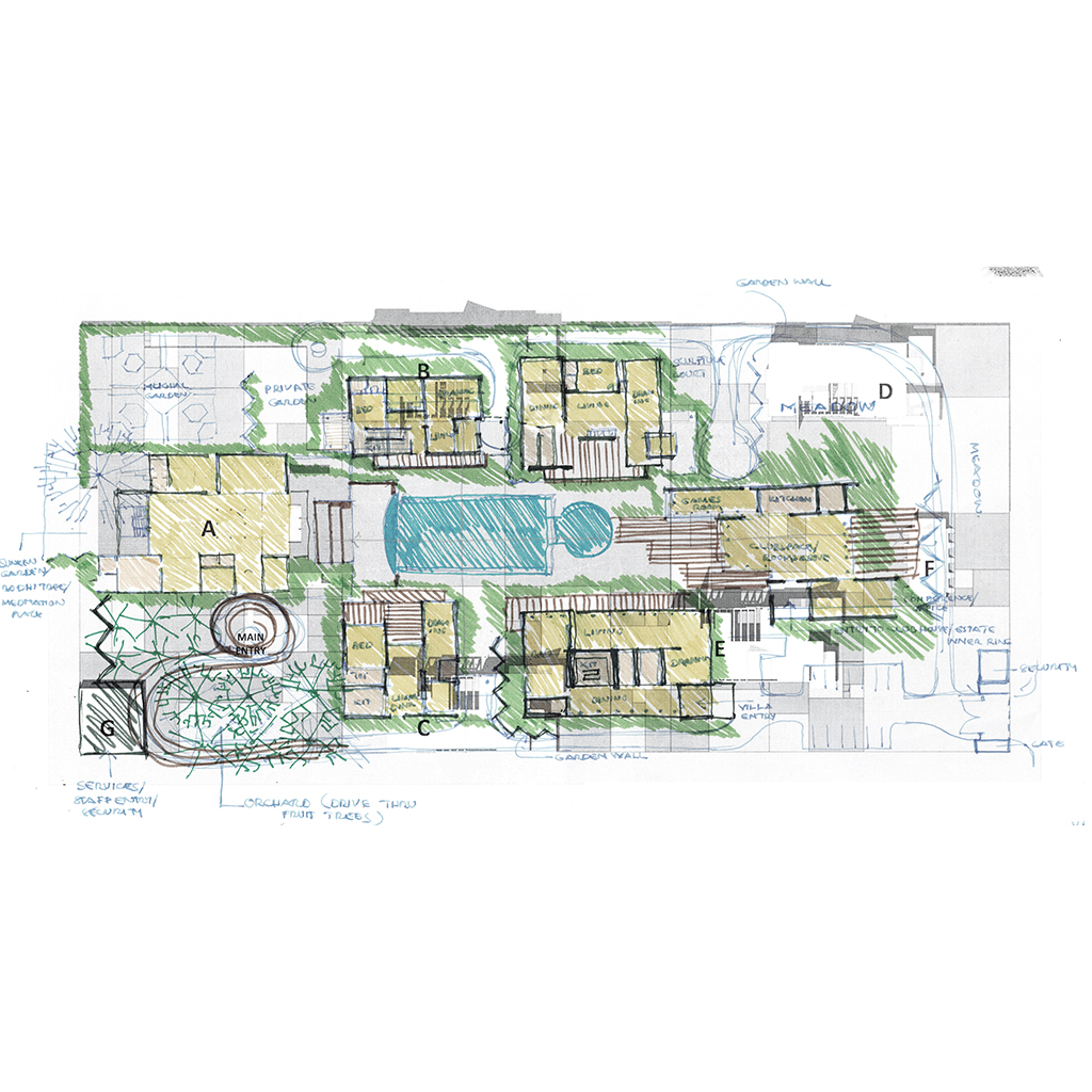 hareshmansion_0000_Sketch2 - residential architecture - ANA Design Studio Pvt. Ltd.