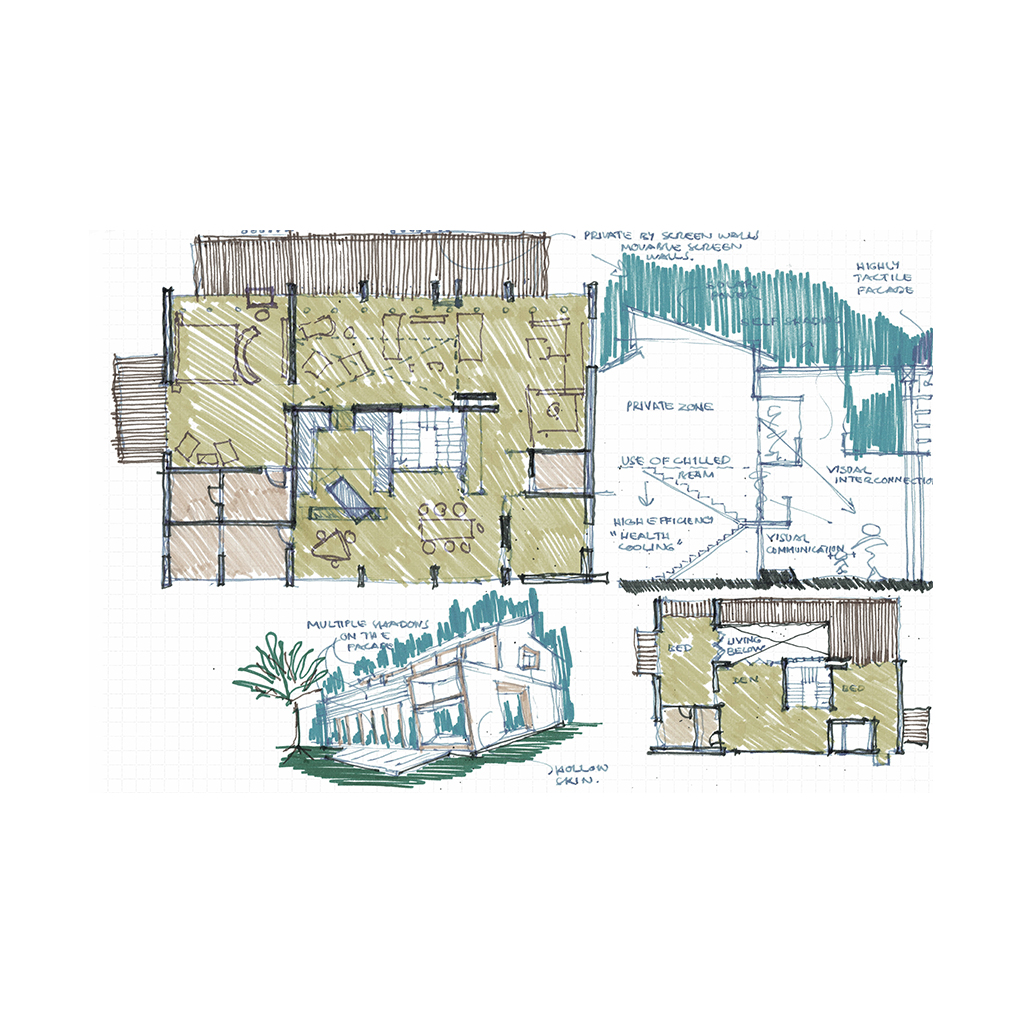 hareshmansion_0001_Sketch1 - residential architecture by ANA Design Studio Pvt. Ltd.