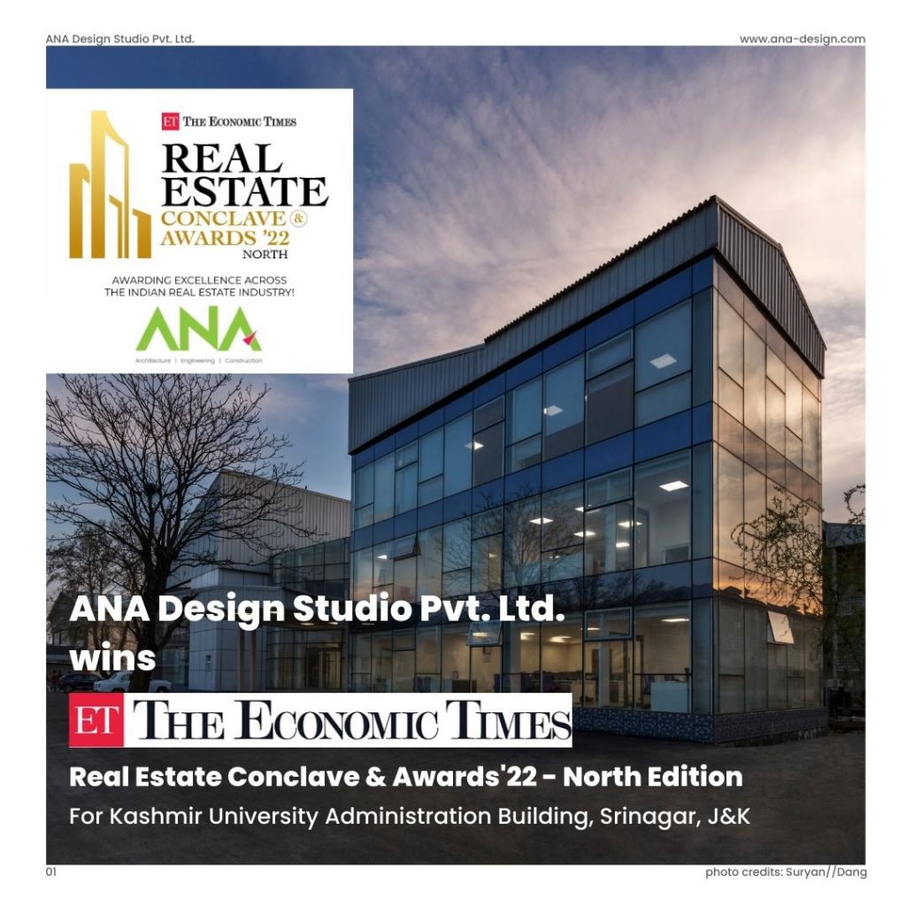 ANA Design Studio Pvt. Ltd. wins Economic Times Real Estate Award 01